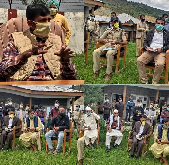 DC Kupwara visits Kralpora, Trehgam Tehsils