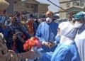 ‘To doctors, with love from police’