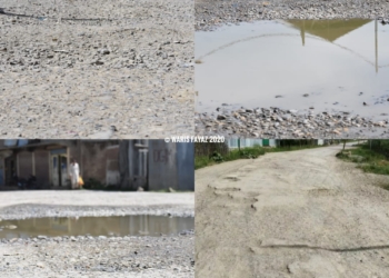 Dangerpora-Duroo Road In Shambles, Authorities Turn Blind Eye