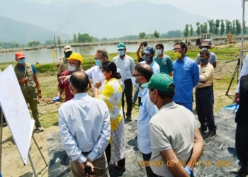Commissioner/Secretary Forest conducts Bandipora tour, Inspects Wular lake conservation works and CAMPA works