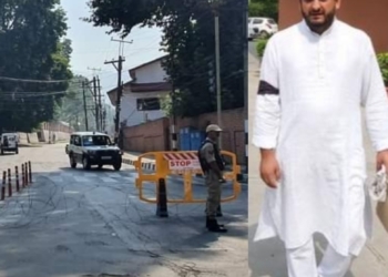 PDP’s Fayaz Mir stopped for attending All Party Meet called by Dr Farooq Abdullah