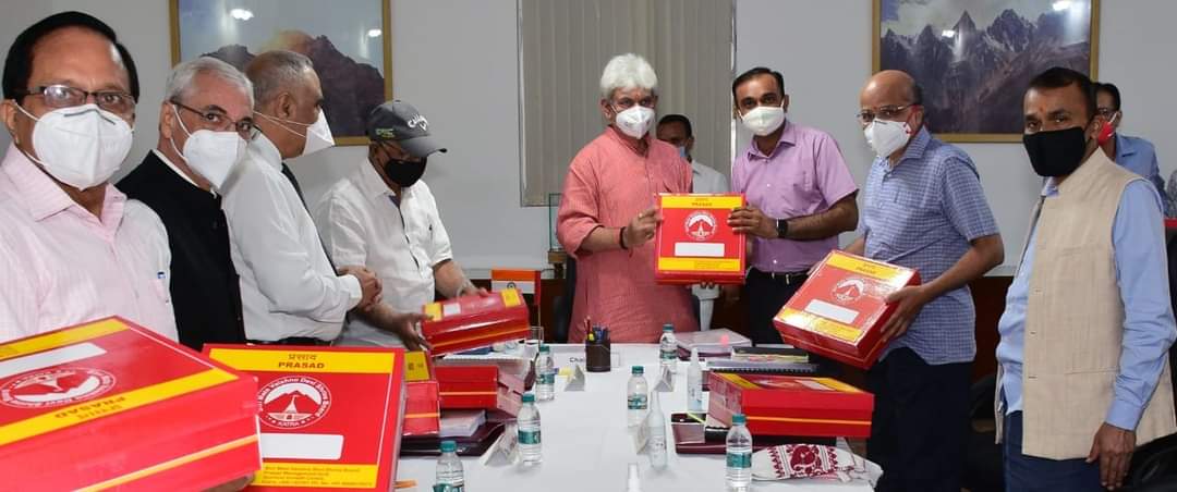 67th Meeting of SMVD Shrine Board Lt Governor launches home delivery of Pooja Prasad