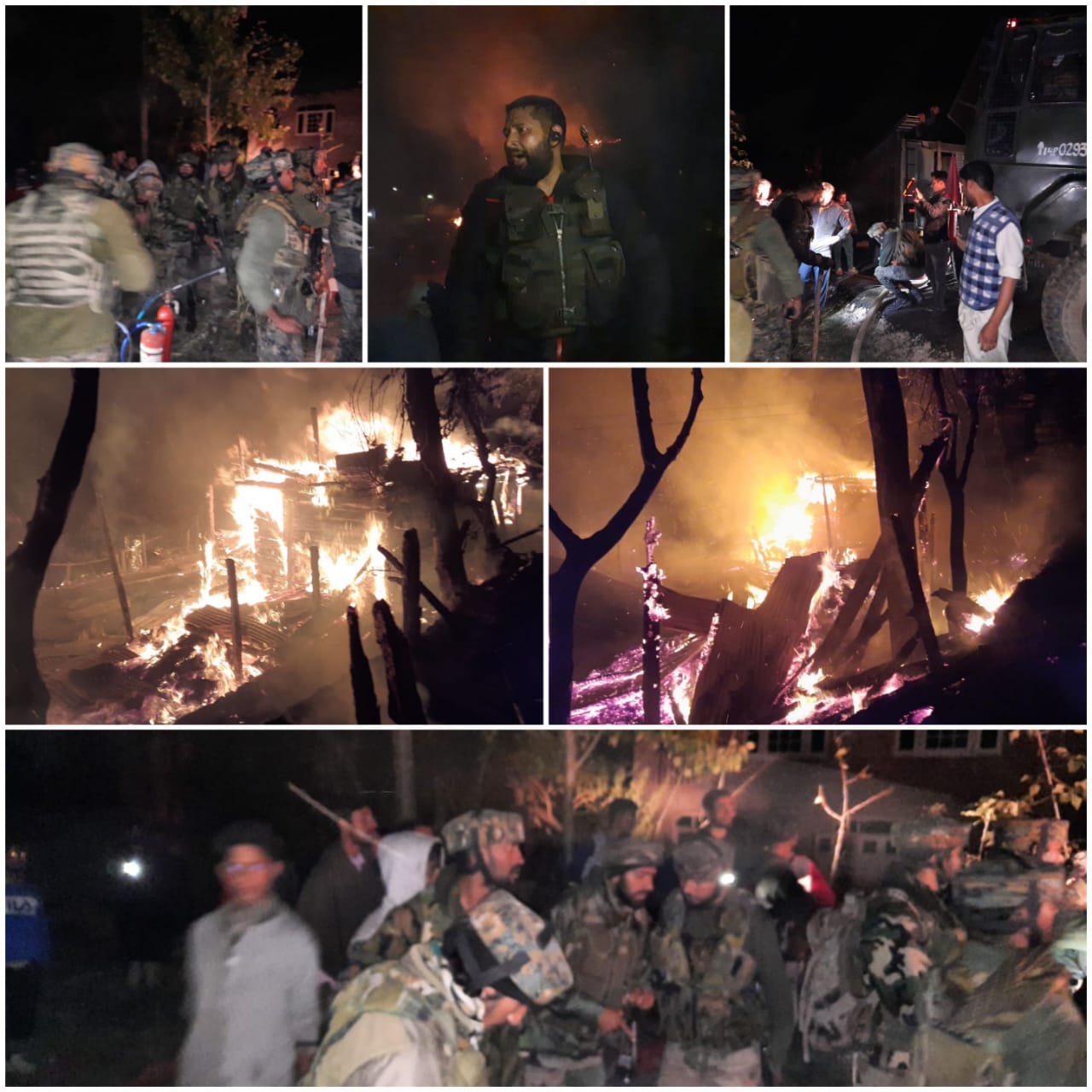 With army’s help, fire extinguished in khurmur village