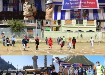 KUPWARA POLICE ORGANIZES TWO DAYS ATHELETIC EVENT FOR SPECIALLY ABLED CHILDREN .