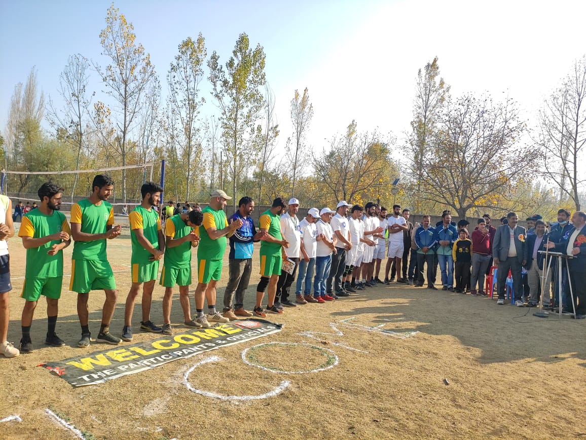 District volleyball association kupwara organised volleyball tournament at villagam, Twelve teams to participate