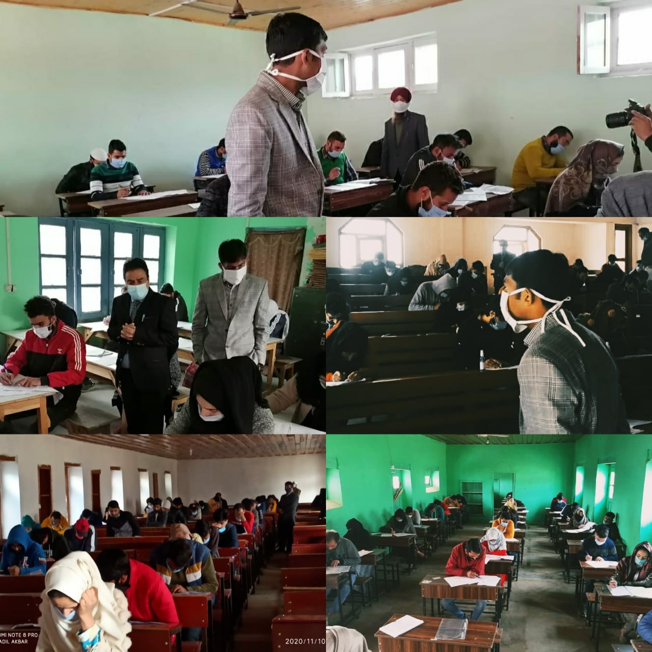 DC Kupwara visits Examination Centers