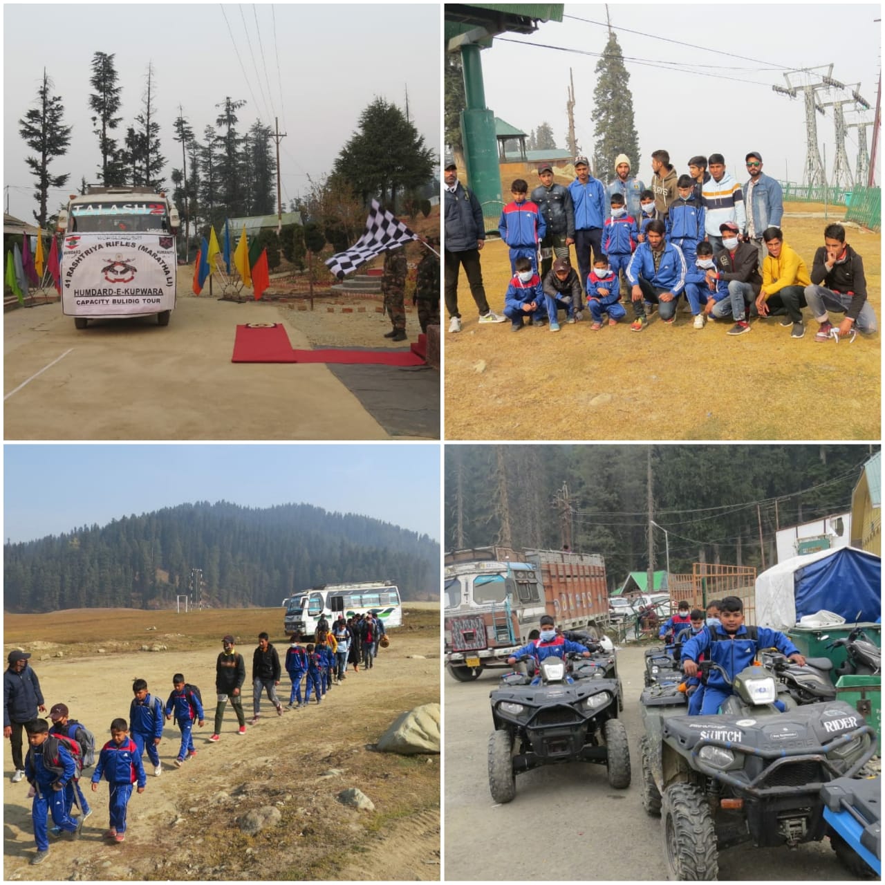 Army organised two day Gulmarg tour for Kupwara students