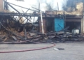 Major Fire Tragedy Averted by Determined Army Teams, Fire Department, JKP in Kupwara Town.