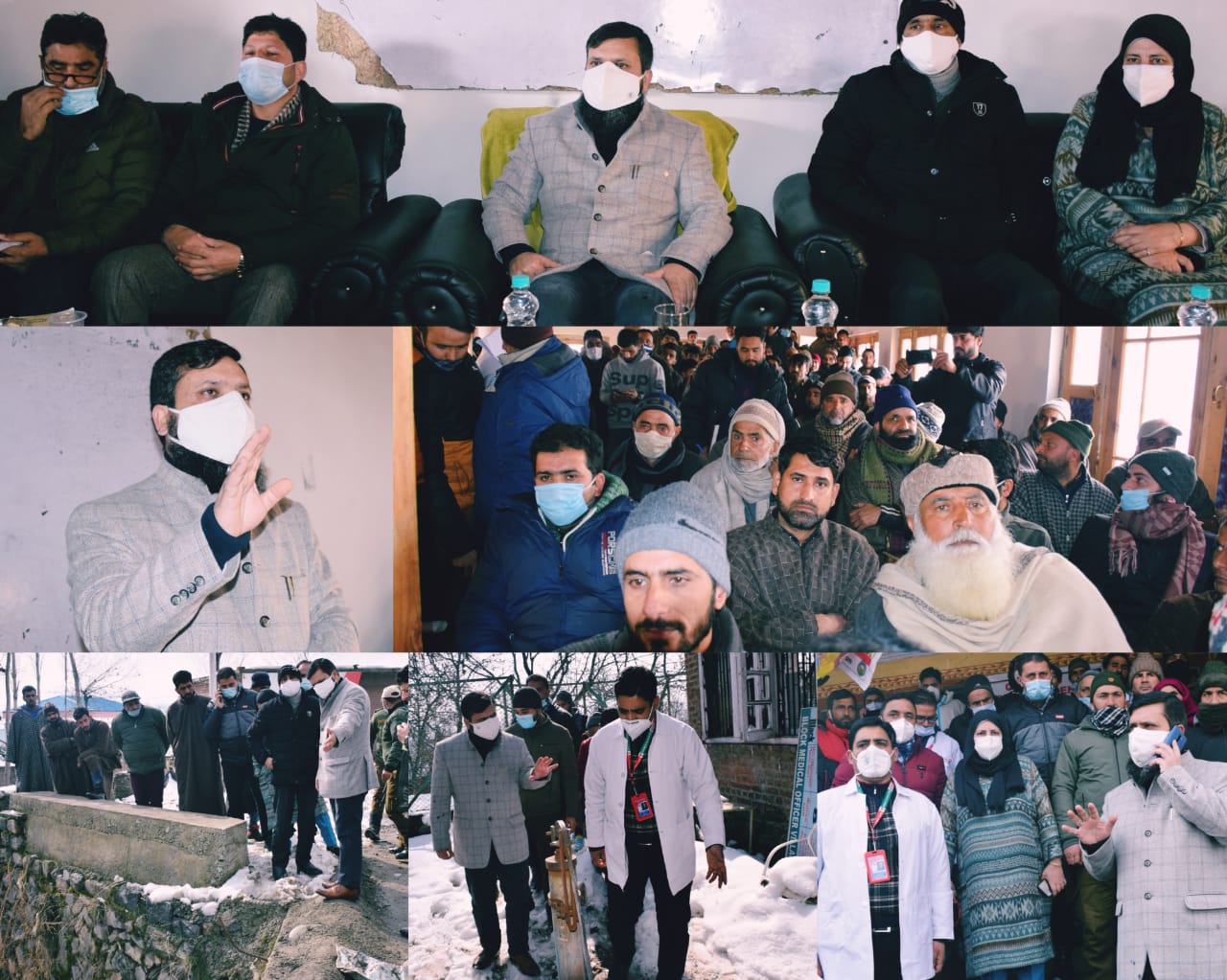DDC visits Trehgam, Vilgam, Ramhall blocks of Kupwara, takes stock of public grievances