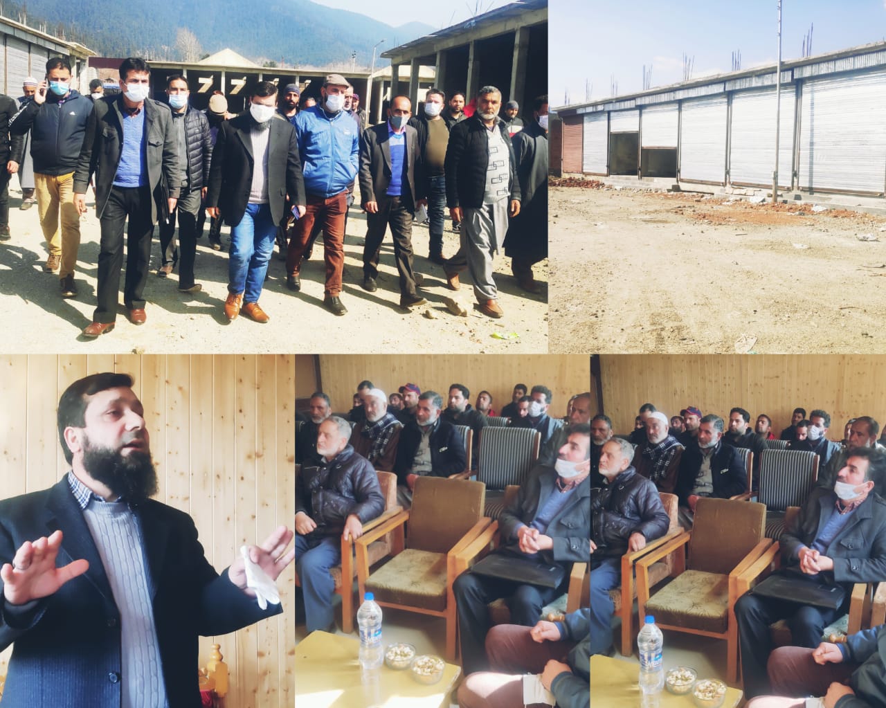 DDC Kupwara visits Fruit Mandi Bumhama