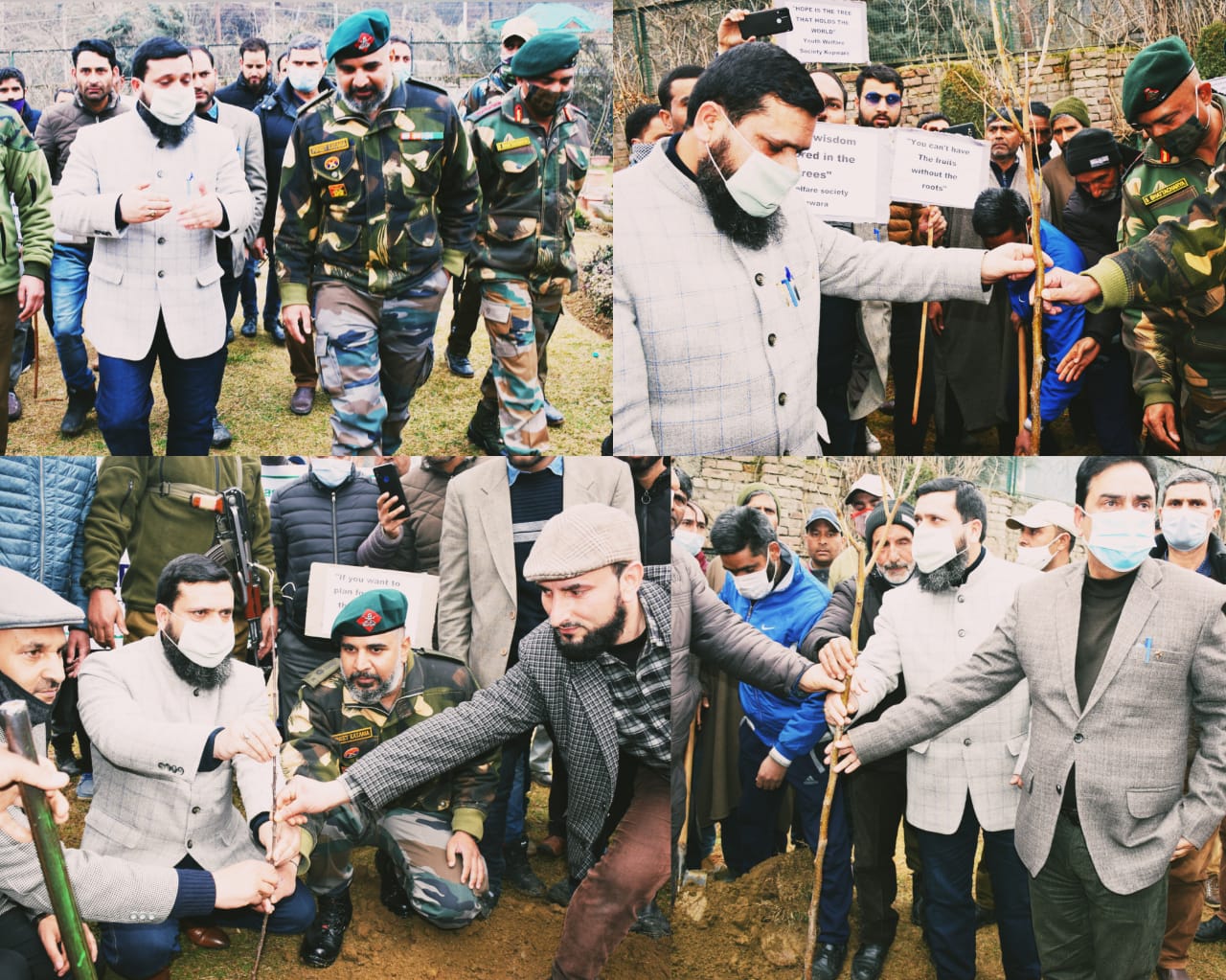 DC Kupwara kick starts plantation drive