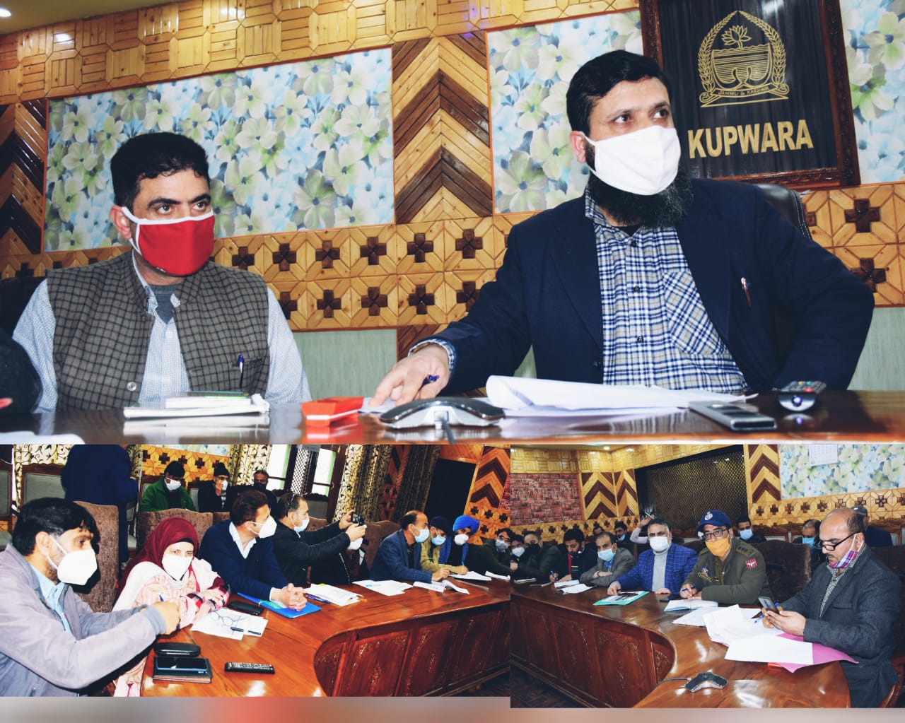 DTFC reviews Covid vaccination phase II in Kupwara
