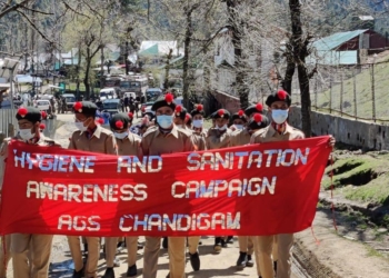 28 RR Raises Scouts and Guides Coy at Army Goodwill School, Chandigam