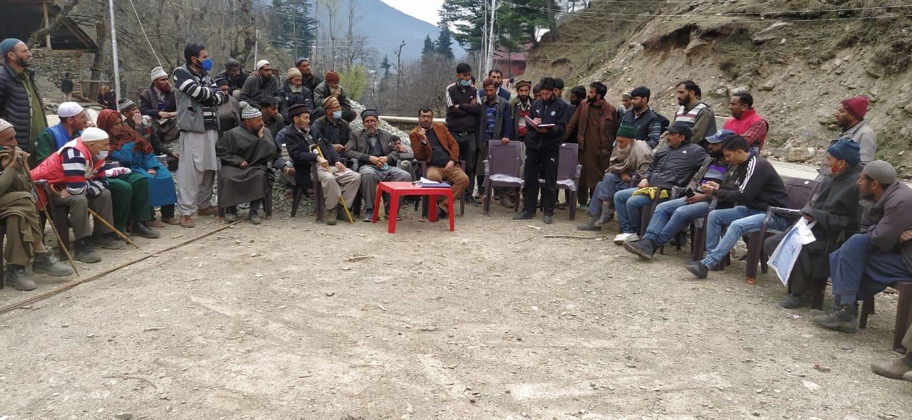 Gramsabha organised in Manigah