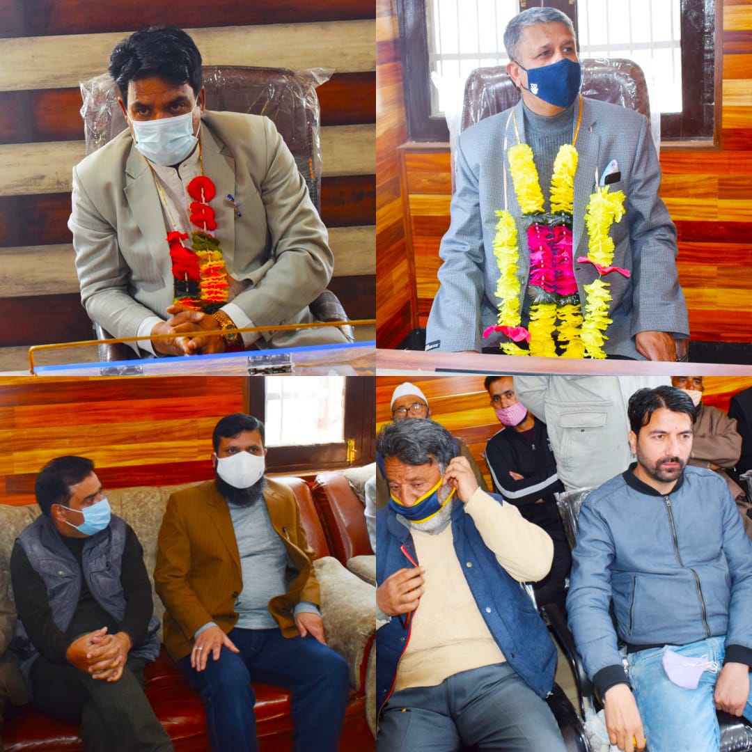 Chairman, Vice Chairman, DD Council Kupwara assumes office