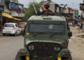COVID Awareness Drive in Kralpora : Army Spreads COVID Awareness through Loud Hailers