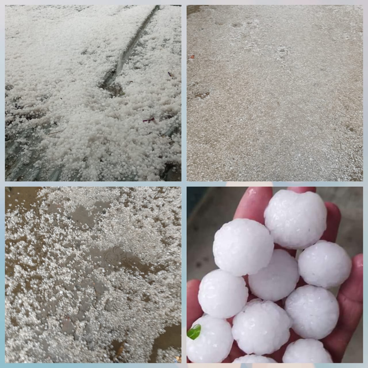 Hailstorm wreaks havoc in North Kashmir villages.