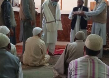 Persuaded by AG LONE to opt as health worker;on Superannuation he is honoured by villagers for his selfless services