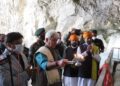 LG Sinha pays homage at Holy Cave Shrine Amarnath in south Kashmir