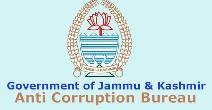 ACB traps and arrests Mohd. Rahid Malik, Junior engineer of Rural Development Department, Poonch for accepting bribe