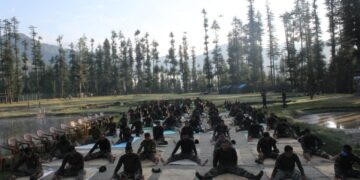 INDIAN ARMY CELEBRATED INTERNATIONAL YOGA DAY-2021 THROUGHOUT KUPWARA