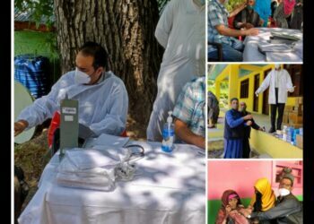Medical Block Kupwara organised Medical camp and vaccination drive in Hayehama area