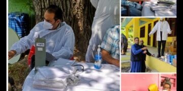 Medical Block Kupwara organised Medical camp and vaccination drive in Hayehama area
