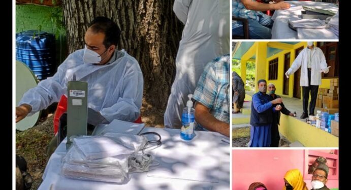 Medical Block Kupwara organised Medical camp and vaccination drive in Hayehama area