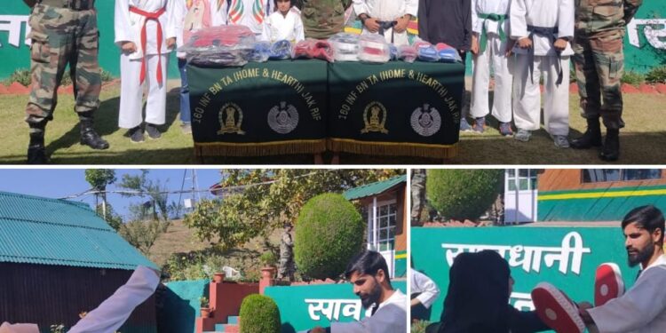 INDIAN ARMY SUPPORTS THE KUPWARA MARTIAL ARTS ACADEMY