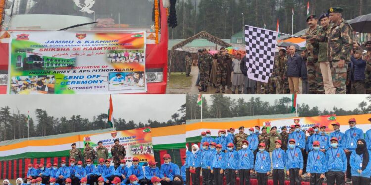 Education for all: Army flagged off Students from Kupwara for higher studies in Gen BC Joshi APS Pithoragarh