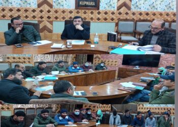 DDC Kupwara reviews progress of works under Convergence Action Plan