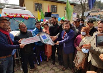NTT DATA donates an advanced life support ambulance in association with ELFA International to improve healthcare access in Jammu & Kashmir