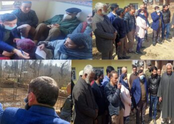 DC Kupwara visits families of deceased Fayaz Ahmad Dar and Mohammad Amin Bhat