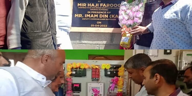 VC DDC Kupwara inaugurates 11KV Warnow Feeder at RS Krusan Lolab