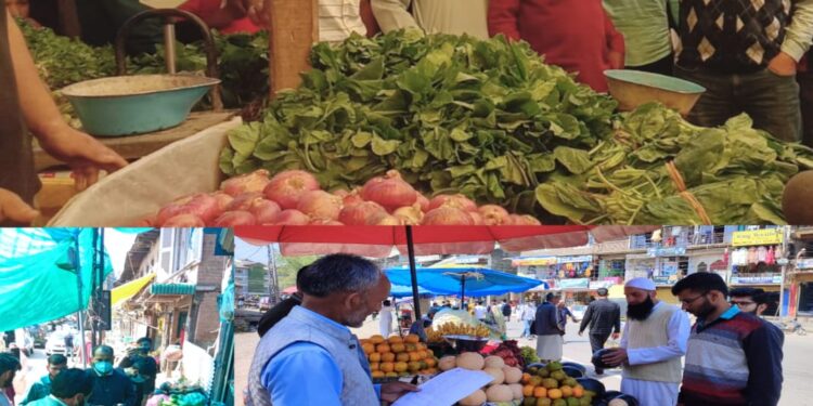 Market checking drive intensified across Kupwara district