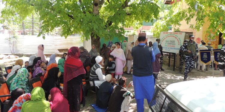 98 BN CRPF Organises Free Medical Camp