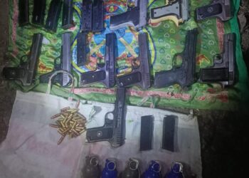 10 Pistols, Grenades recovered in Kupwara