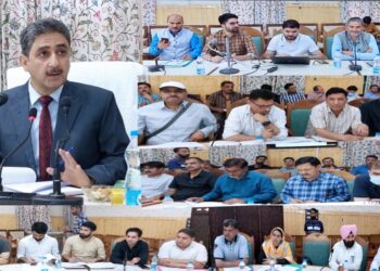 DDC Kupwara reviews progress under District CAPEX, Languishing Programme, ADP