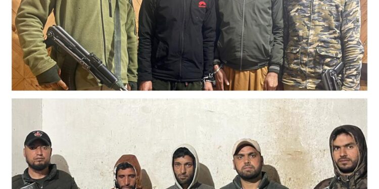 Kupwara:Four drug peddlers arrested, narcotics seized