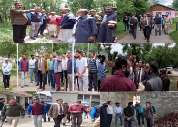 DDC Kupwara visits Handwara, inspects on going works