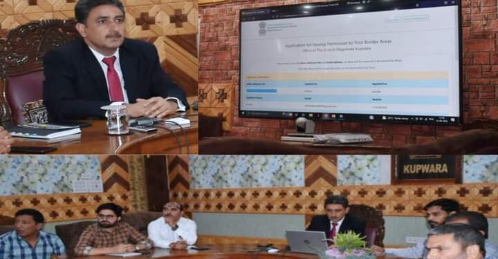 DC Kupwara inaugurated E-Permission portal for non-resident travellers