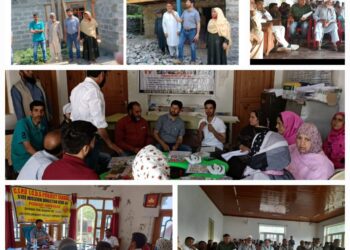 ACD Kupwara visits remote border areas in karnah, Stresses for timely completion of works