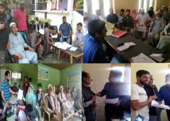 Revenue Services Camps held at Karihama, Kandi, Chamkoot, Dahama