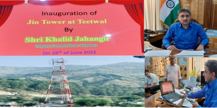 DC Kupwara inaugurates Jio Tower at LoC Teetwal, people express gratitude for first time mobile connectivity