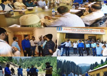 DDC Kupwara visits  Duban, Chontiwari, Dudi in Machill near LoC
