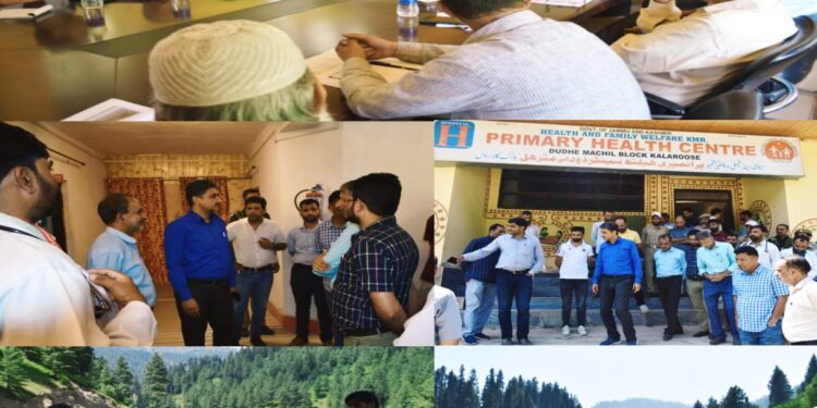 DDC Kupwara visits  Duban, Chontiwari, Dudi in Machill near LoC