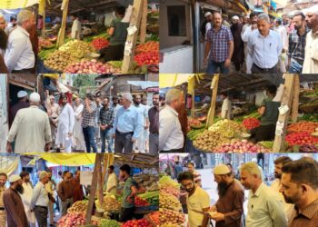 Ahead of Eid-ul-Adha festival, ADC Handwara conducts market checking drive