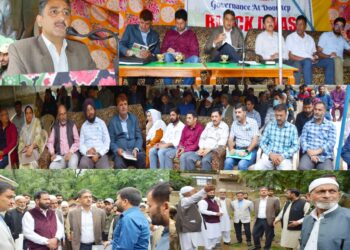 Block Diwas held at Awoora-Kupwara, Handwara, Wavoora-Lolab