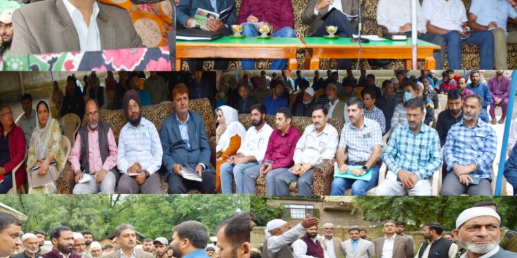 Block Diwas held at Awoora-Kupwara, Handwara, Wavoora-Lolab
