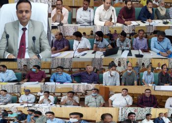 Doifode Sagar Dattatray holds marathon introductory cum review meeting at Kupwara